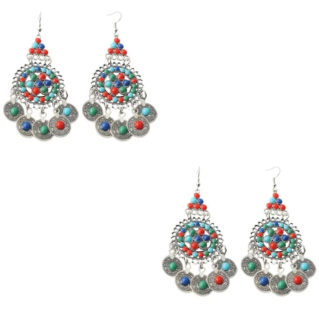 2 Pairs Dainty Decorative Jewelry Earrings Girl Earrings for Decor Girl Women