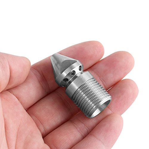 Aeloa Buse de nettoyage des égouts en acier inoxydable SS304 - Buse de nettoy...