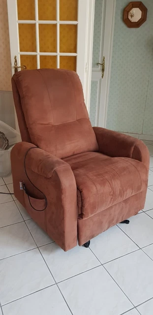 Fauteuil Médicalisé Bastide Inclinable électrique - Microfibre Taupe, Jamais Servi