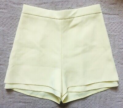 Girls River Island Gorgeous Lemon Colour Dressy Shorts Age 11-12 New 🖤