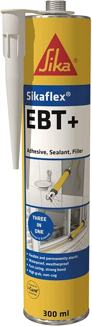 Sika Sikaflex EBT+ trasparente | adesivo ibrido multiuso, sigillante e riempitivo per