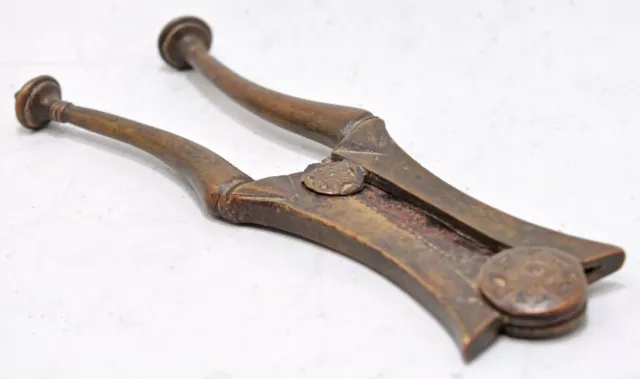 Antique Brass Sarota Betel Nut Cutter Original Old Hand Crafted Engraved