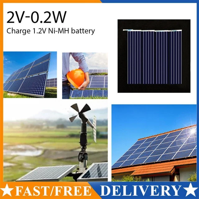 DIY CHARGE MODULE Mini Polysilicon Solar Cell System for Solar Lawn ...