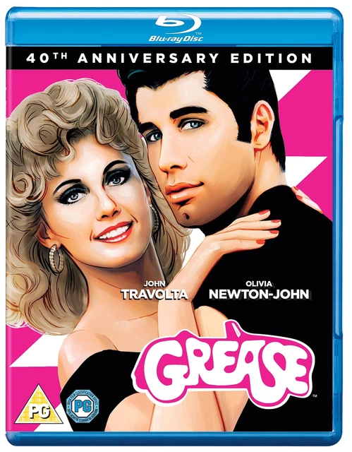 Grease 40th Anniversary (Blu-ray) John Travolta Olivia Newton-John Eve Arden