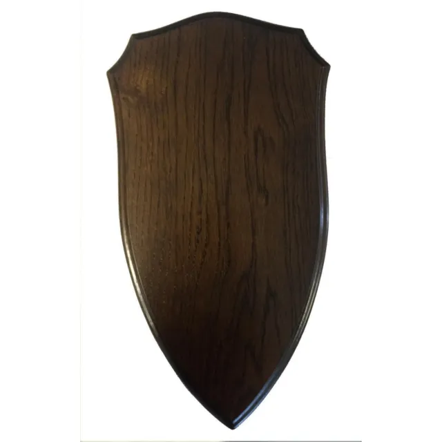 BushWear Solid Oak Small Stag Shield 9"x16.5"   Trophy