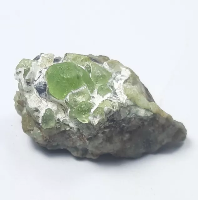 12.69grams deep green peridot terminated gem quality specimen@ supat kohistan.