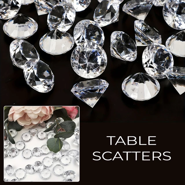 Relaxdays Cristalli Decorativi, Set Da 3.000 Pz, Diamanti Per Tavoli Da - Foto 10