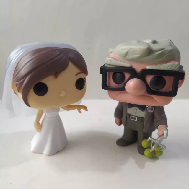 FUNKO POP! DISNEY Pixar Up Carl #59 And Ellie Wedding Vinyl Figure NO BOX  EUR 18,53 - PicClick IT