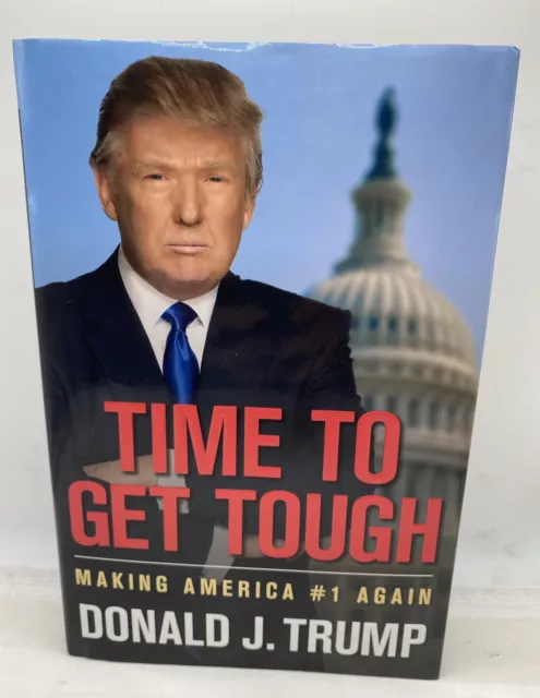 Donald Trump Signed TO SEAN... Autographed TIME TO GET TOUGH Book 1/1 DJ HB