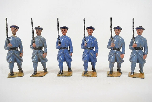 CBG Mignot - 3 Soldats de plombs - 3cm - Bon état avec boite