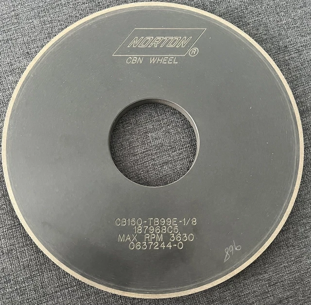 Norton CB150-TB99E-1/8 CBN Grinding Wheel