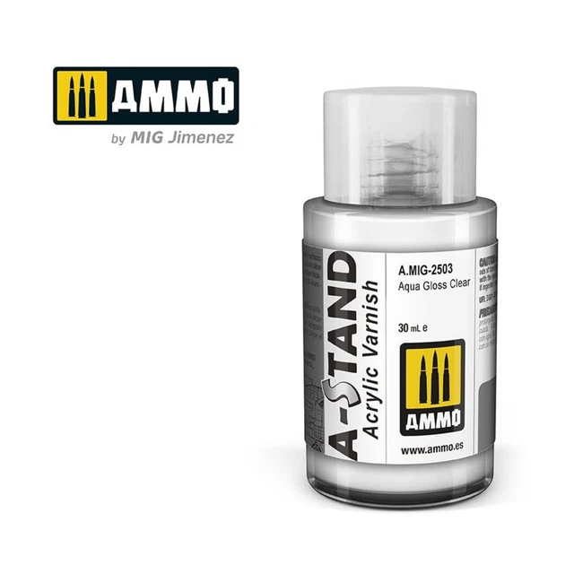 AMMO Barniz Aqua Brillo Transparente Nuevo