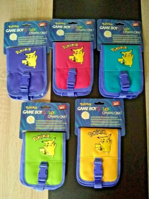 sacoche pour Game boy color Pokémon Pikachu 5 couleurs au choix