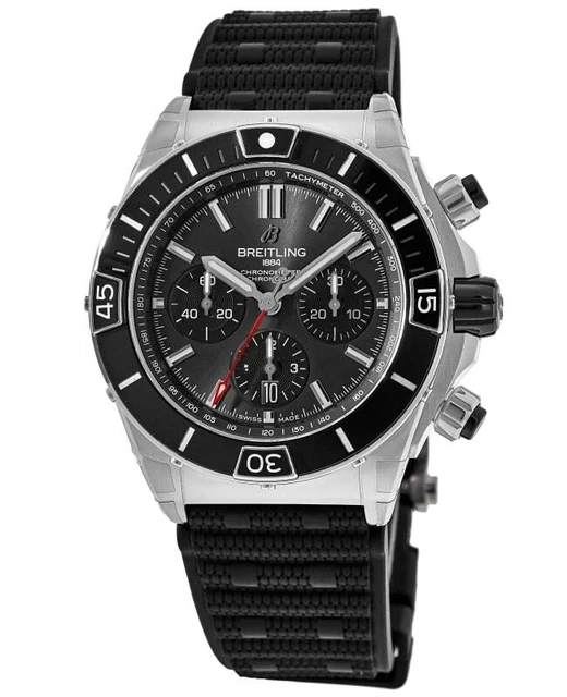 New Breitling Super Chronomat B01 44 Black Dial Men's Watch AB0136251B2S1 New Breitling Super Chronomat B01 44 Black Dial Men's Watch AB0136251B2S1