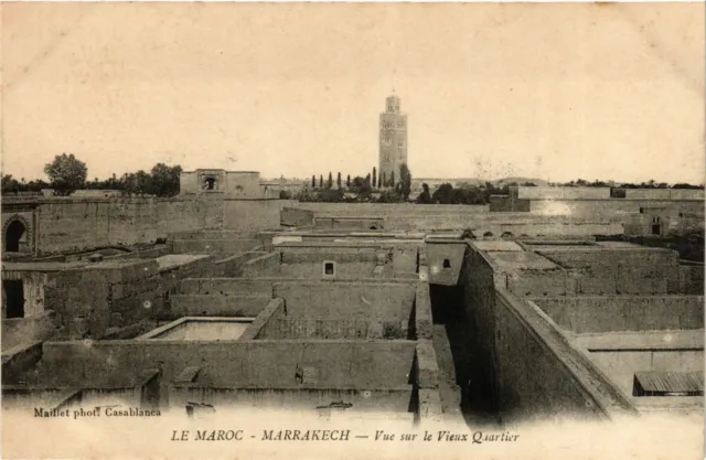 CPA AK Marrakech - View of the Old Quarter Morocco (963629)
