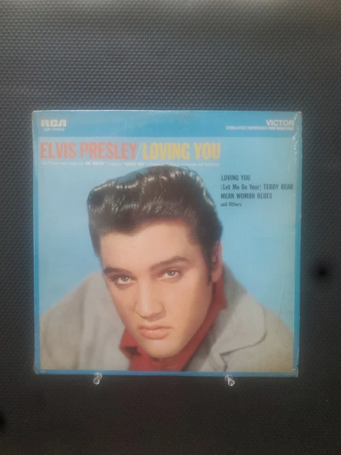 ELVIS PRESLEY-LOVING YOU- RCA LSP-1515(e) VINYL LP 1957 SHRINK