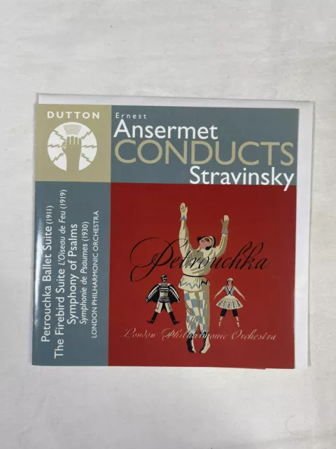 Ernest Ansermet Conducts Stravinsky Petrouchka Ballet Suite Classical Music CD