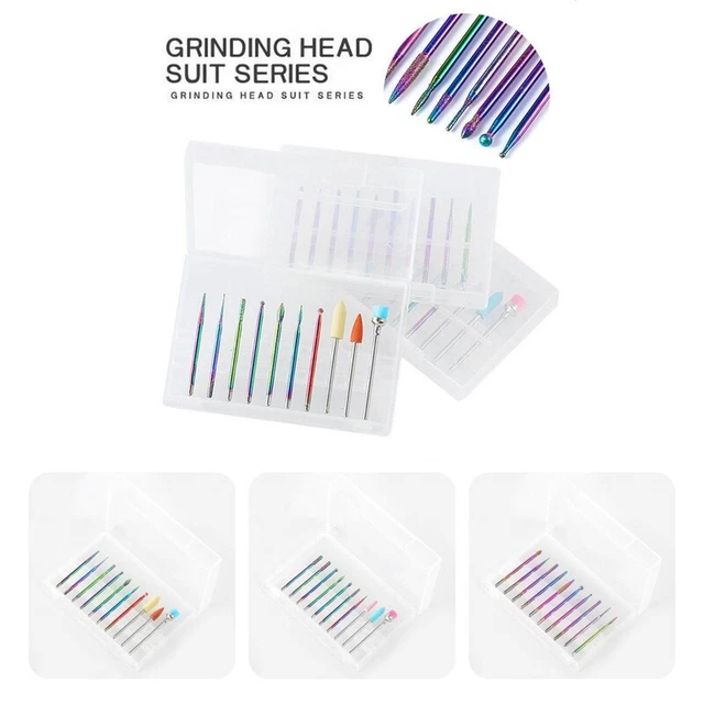 1 juego de brocas lijadoras universales Trim Nails rectificadora de uñas pedicura