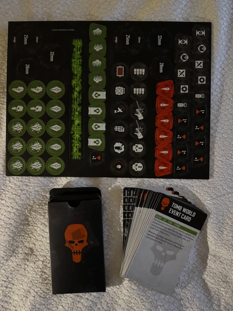 KILL TEAM TOMB World Token Sheet and Card Pack Warhammer 40,000 £3.67 ...