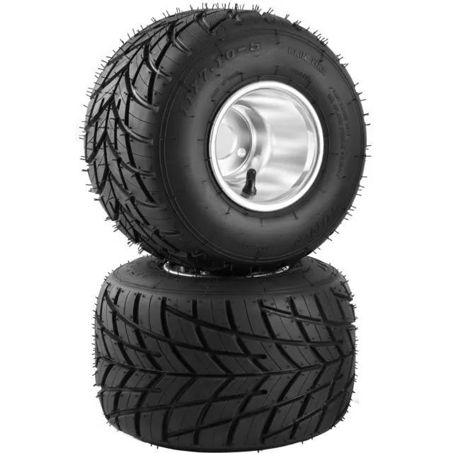 VEVOR Go Kart Wheels Rain Tires Radio Flyer Wagon Tires 11x7.1-5 Front Tires