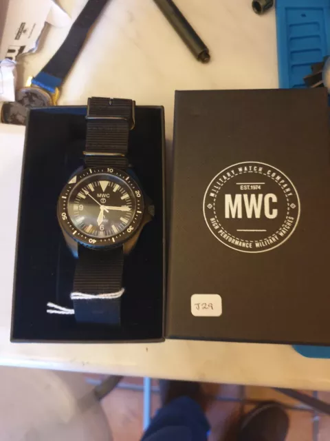 MWC  300m Military Divers Watch with Sapphire Crystal black pvd