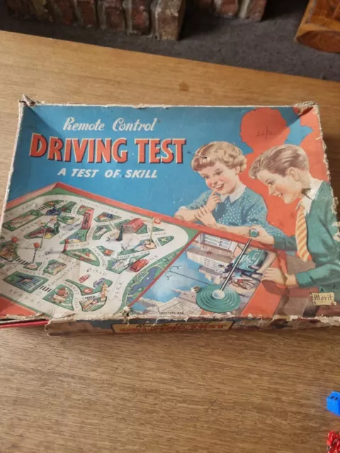 Vintage Merit Remote Controlled Driving Test Game