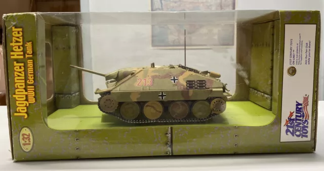 21st Century Toys Jagdpanzer Hetzer Wwii German Tank 132 Factory Taped