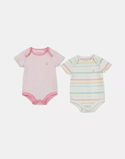 Joules 2 PACK SHORT SLEEVE BODYSUITS 3-6 months BNWT