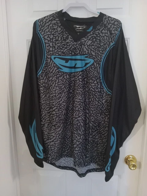 Maillot De Paintball JT Sport Rave 600 Vintage 1998 - Taille XXL, Couleur Gris/noir/orange, Occasion