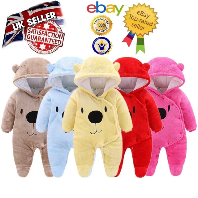 Tuta tutina con cappuccio neonato bambino bambino orso bambina orso body abiti