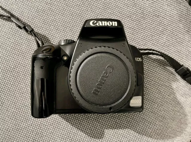 Canon EOS 1000D 10,1MP DSLR-Kamera - Schwarz (Nur Gehäuse)