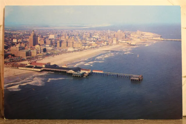 New Jersey NJ Atlantic City Aerial Postcard Old Vintage Card View Standard Post