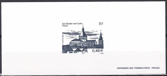 France Sc2884 Tourism, La Charite-sur-Loire, Architecture, Deluxe Sheet