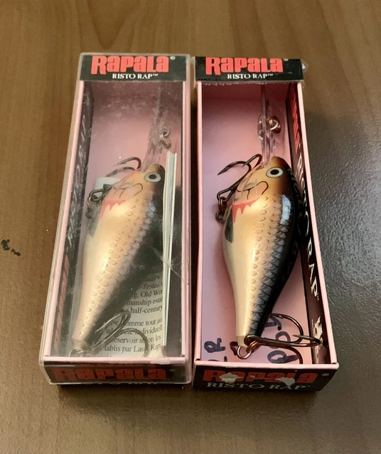 LOT OF 6 Rapala Risto Rap RR-7 SD Shad Alose New Deep Runner