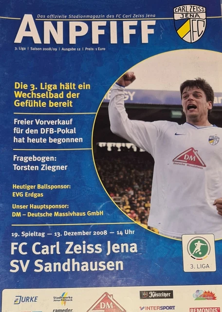 Fanion / Maillet FC Carl Zeiss Iéna – Souvenir Match 1974 (Occasion)