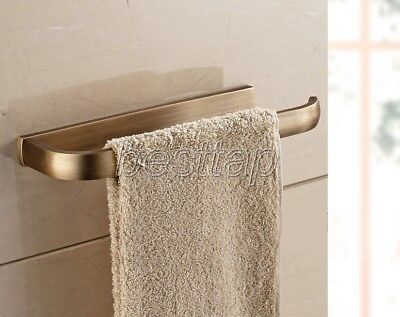 Antique Brass Wall Mounted Bathroom Single Towel Bar Towel Rack Rails sba178