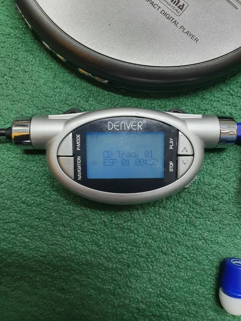 Denver DMP-368W Discman Tragbarer  CD-Player MP3 Anti-Shock 7