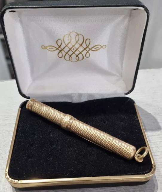 Sampson Mordan 9金 そこはかとない ペンシルホルダー