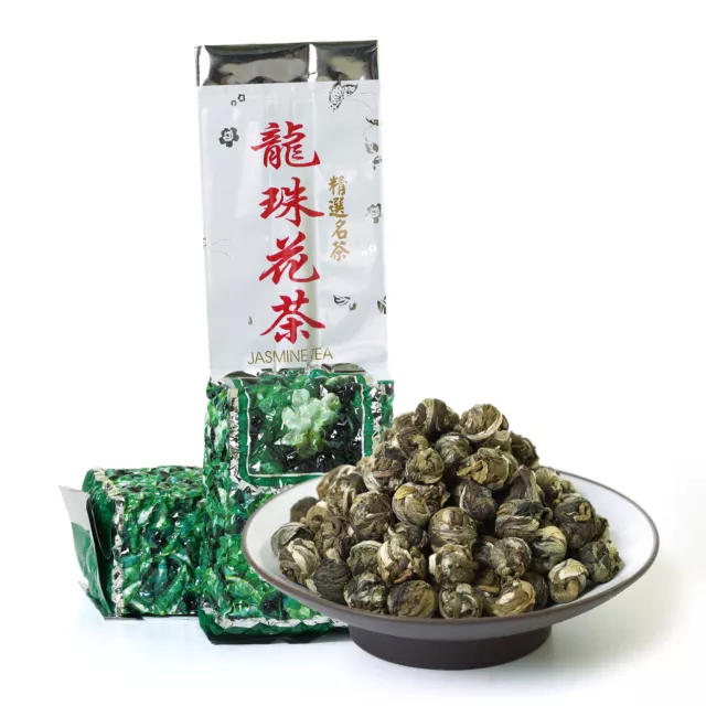 GOARTEA Supreme Thé Vert Jasmin Pearl Tea Jasmine Dragon Pearl Green Tea Ball