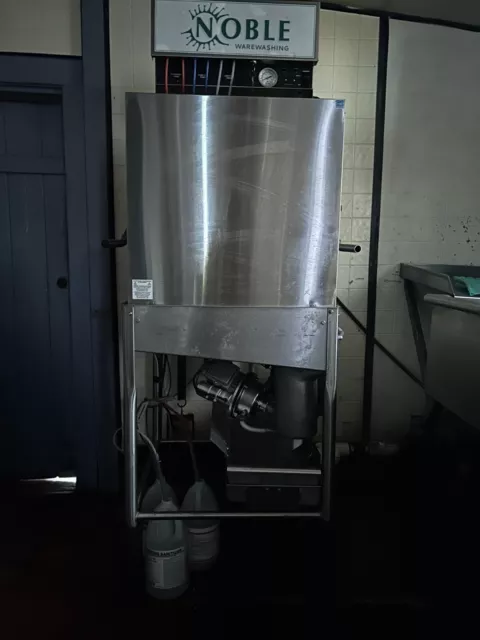 Used commercial dishwasher, low temp, with 4 gallons chemicals. Used   1 year
