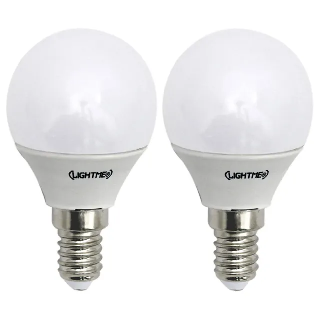 2 x LightMe LED Leuchtmittel Tropfen 3W = 25W E14 matt 255lm warmweiß 2700K 270°