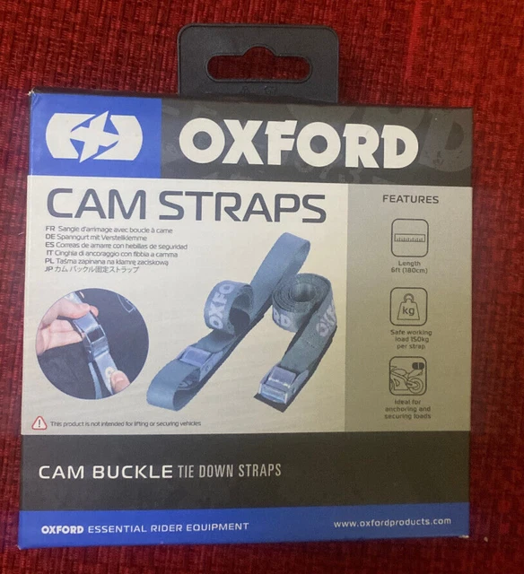 CINGHIA A CAM Oxford CINGHIE CAMBUCKLE 6 PIEDI OX745 - Due cinghie incluse