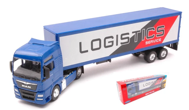 Miniature Camion MAN V8 En Horloge Murale - Format 20x30 Cm - Noir - Neuf Fabriqué En France