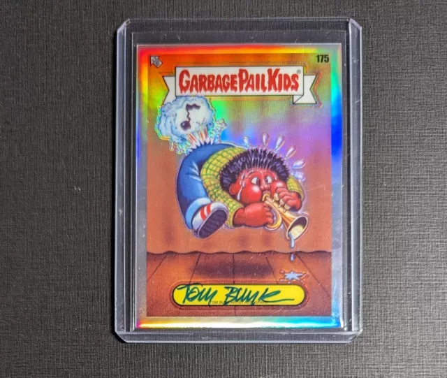 Garbage Pail Kids GPK Chrome Series 5 2022 #175 /50 Signed Tom Bunk