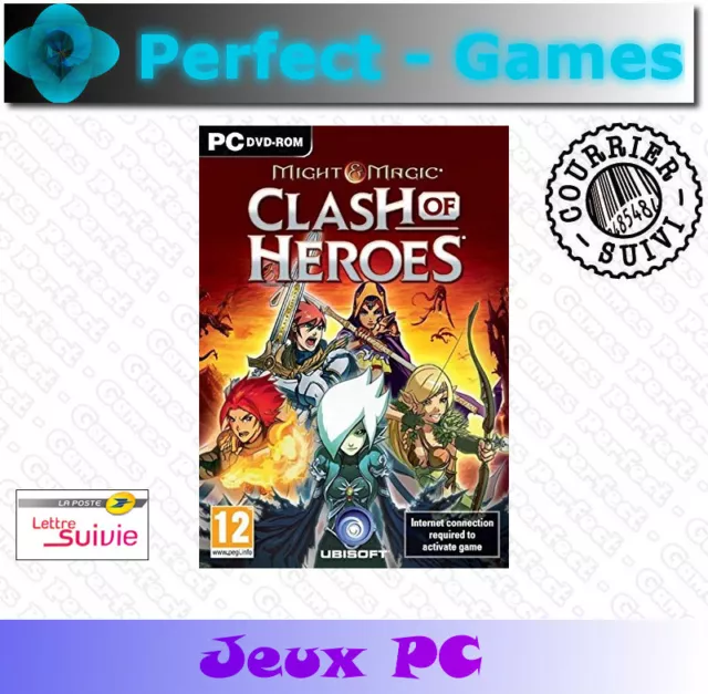 MIGHT and MAGIC Clash of Heroes Games jeux PC DVD ROM neuf new sous blister