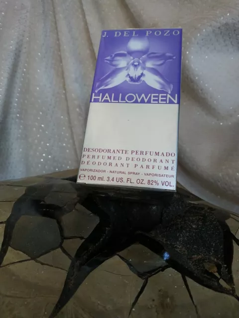 HALLOWEEN J. DEL POZO Deodorant Spray  100ml DESCONTINUADO, RARO, NUEVO EN CAJA