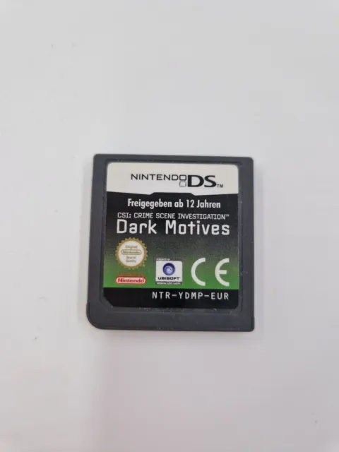 Jeu Nintendo DS CSI: Crime Scene Investigation Dark Motives En Loose