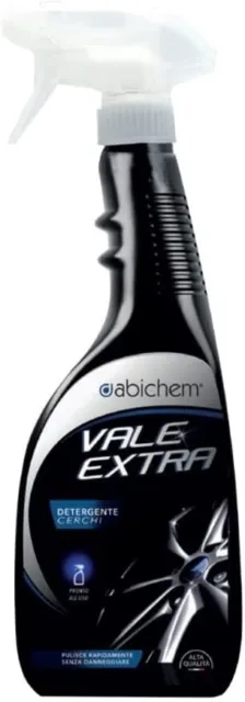 Abichem, Vale Extra, Détergent Roues Enlève Le Cassé, Dégraissage Roues , 750ml