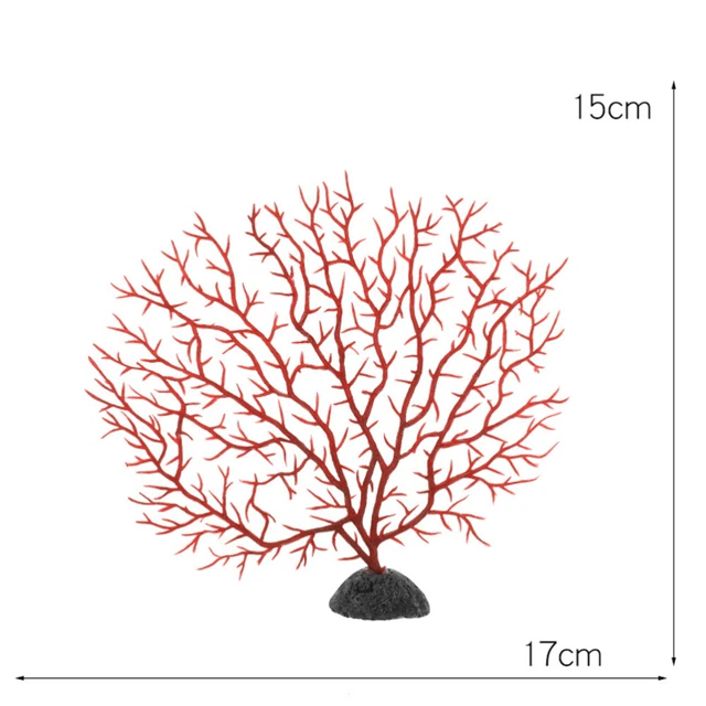 Decorazione vasca per pesci corallo decorazione vasca per pesci simulazione base resina albero di corallo