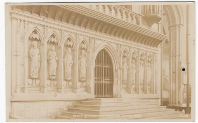 Kent; Chorleinwand, Rochester Cathedral RP PPC, 1911 PMK, zu G Barker, Dartford